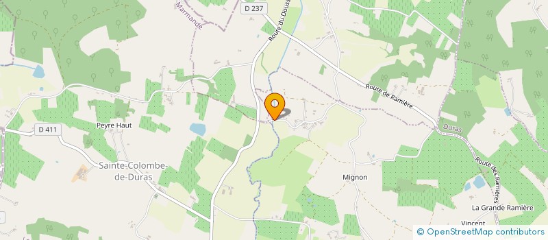 localisation de l'entreprise MONSIEUR ERIC LAUGLANEY  BALEYSSAGUES