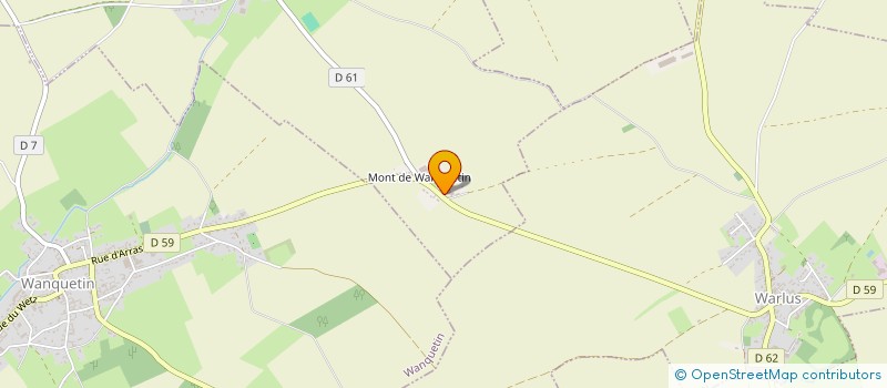 localisation de l'entreprise MONSIEUR ERIC LAURENT  MONTENESCOURT