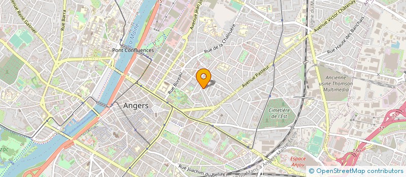 localisation de l'entreprise MONSIEUR ERIC LAURENT à ANGERS
