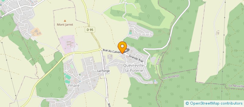 localisation de l'entreprise MONSIEUR ERIC LAURENT  QUEVREVILLE-LA-POTERIE