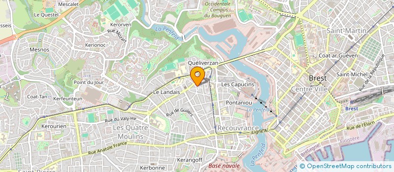 localisation de l'entreprise MONSIEUR ERIC LAURENT à BREST