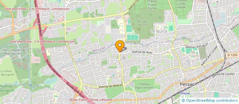 localisation de l'entreprise MONSIEUR ERIC LAVAIL  PESSAC