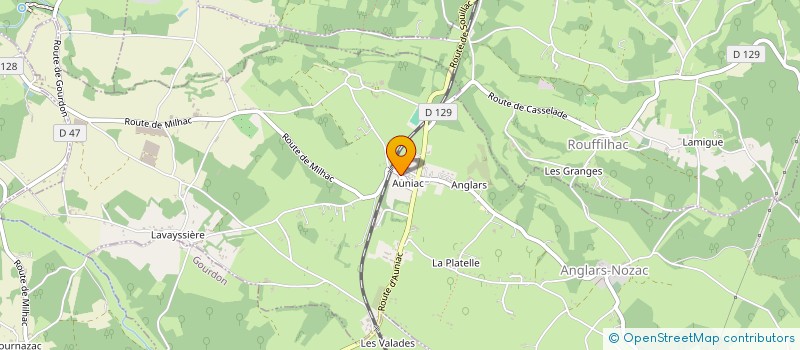 localisation de l'entreprise MONSIEUR ERIC LAVAL  ANGLARS-NOZAC