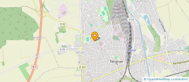 localisation de l'entreprise MONSIEUR ERIC LAVALLERY  TERGNIER