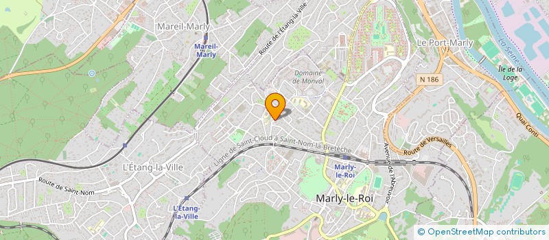 localisation de l'entreprise MONSIEUR ERIC LAVAUD  MARLY-LE-ROI