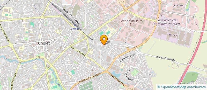 localisation de l'entreprise MONSIEUR ERIC LAVAULT à CHOLET