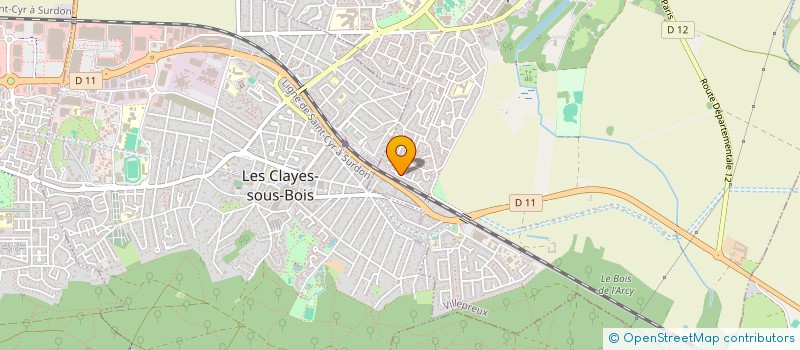 localisation de l'entreprise MONSIEUR ERIC LAVEISSIERE  VILLEPREUX