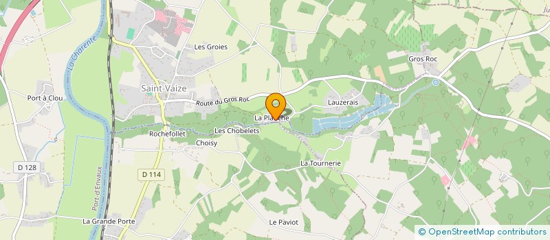 localisation de l'entreprise MONSIEUR ERIC LAVERGNE  SAINT-VAIZE