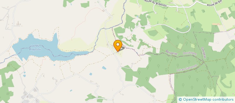 localisation de l'entreprise MONSIEUR ERIC LAVIGNERIE  PARRANQUET