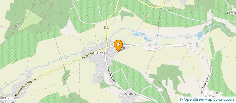 localisation de l'entreprise MONSIEUR ERIC LAVY  BELVAL-SOUS-CHATILLON