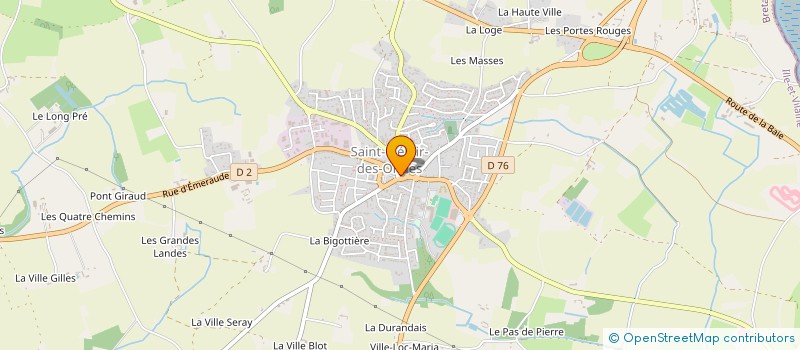 localisation de l'entreprise MONSIEUR ERIC LE BOUT  SAINT-MELOIR-DES-ONDES