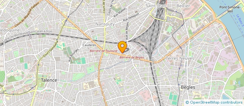 localisation de l'entreprise MONSIEUR ERIC LE BRAS  BORDEAUX