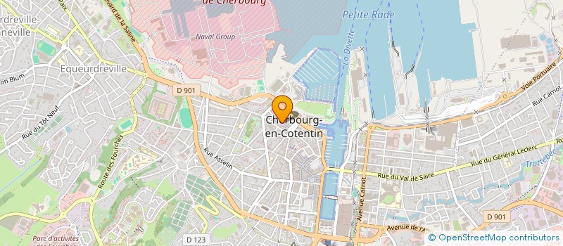 localisation de l'entreprise MONSIEUR ERIC LE CORRE  CHERBOURG-EN-COTENTIN