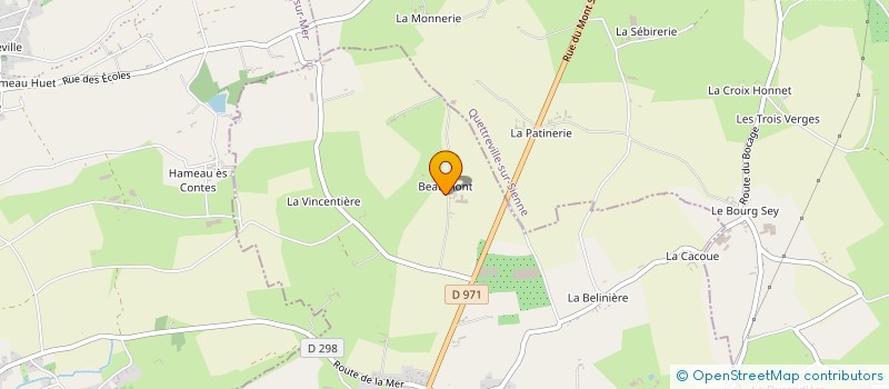 localisation de l'entreprise MONSIEUR ERIC LE COUEDIC  MUNEVILLE-SUR-MER