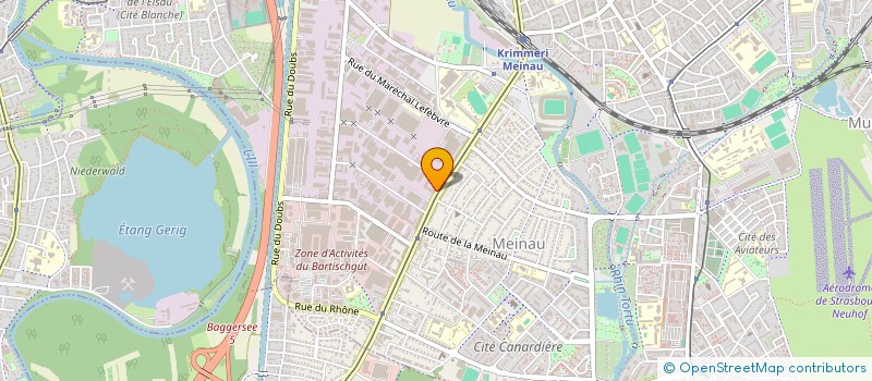 localisation de l'entreprise MONSIEUR ERIC LE DISCORDE  SCHILTIGHEIM