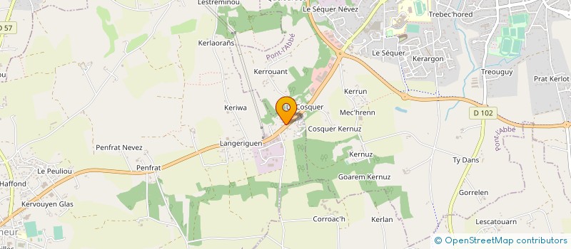 localisation de l'entreprise MONSIEUR ERIC LE FLOCHMOEN  PLOMEUR