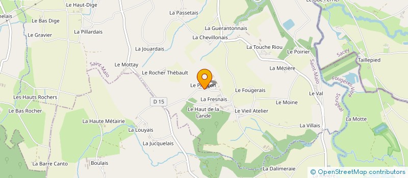 localisation de l'entreprise MONSIEUR ERIC LE FRANCOIS  SOUGEAL