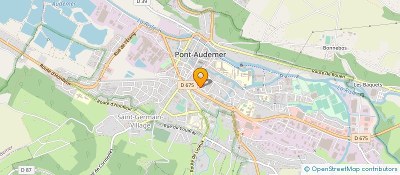 localisation de l'entreprise MONSIEUR ERIC LE GALL à PONT-AUDEMER