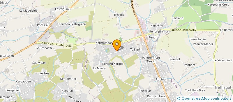 localisation de l'entreprise MONSIEUR ERIC LE GOFF  PLOMEUR