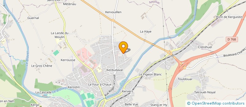 localisation de l'entreprise MONSIEUR ERIC LE GOFF à PONTIVY