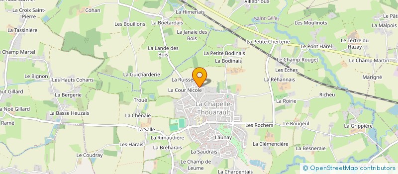 localisation de l'entreprise MONSIEUR ERIC LE GRAND  L'HERMITAGE