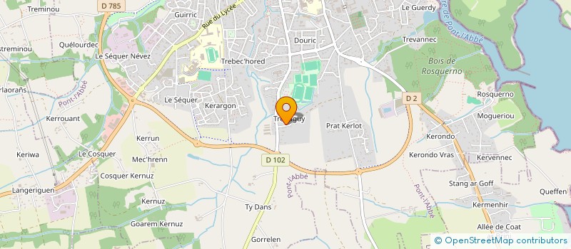 localisation de l'entreprise MONSIEUR ERIC LE GUEN  PONT-L'ABBE