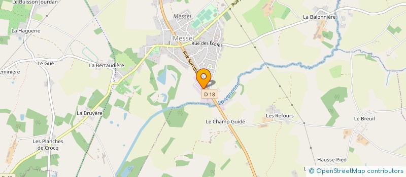 localisation de l'entreprise MONSIEUR ERIC LE GUENNEC à MESSEI