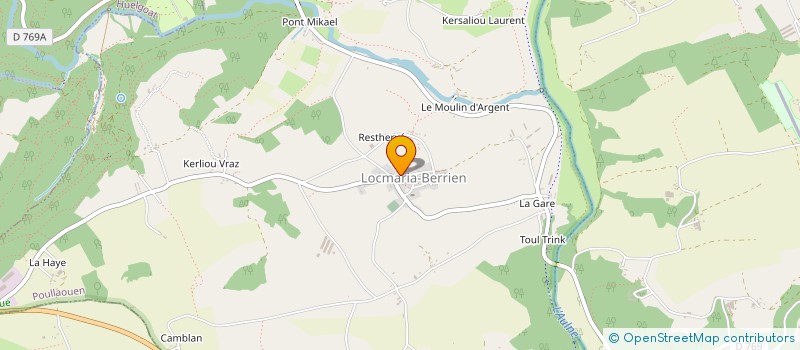 localisation de l'entreprise MONSIEUR ERIC LE GUERN  POULLAOUEN