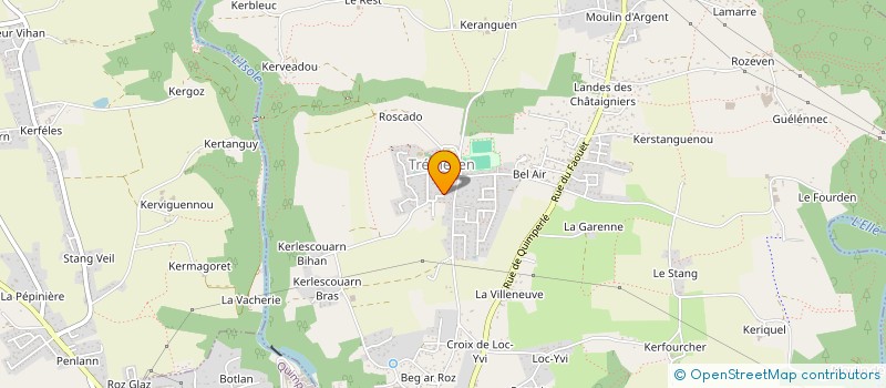 localisation de l'entreprise MONSIEUR ERIC LE HEN  TREMEVEN