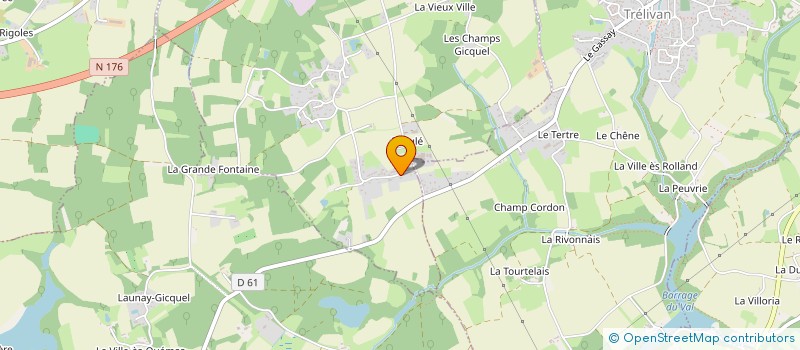 localisation de l'entreprise MONSIEUR ERIC LE LAY  VILDE-GUINGALAN