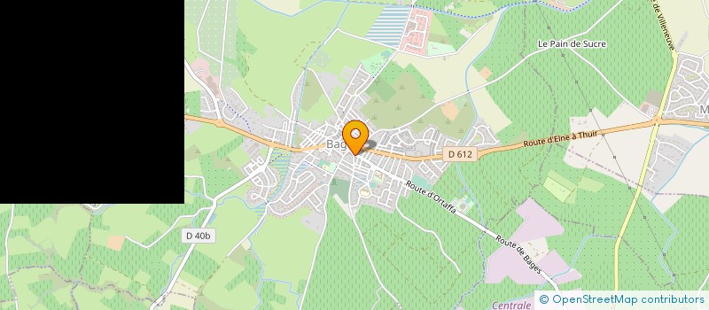 localisation de l'entreprise MONSIEUR ERIC LE MERO  BAGES