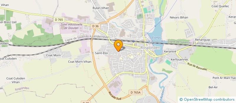 localisation de l'entreprise MONSIEUR ERIC LE MEUR  CORAY