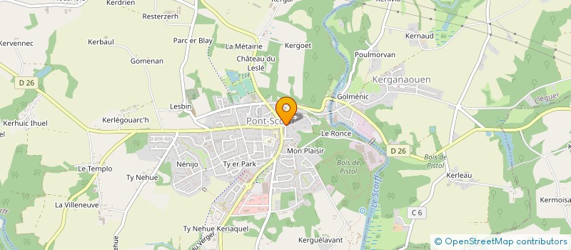 localisation de l'entreprise MONSIEUR ERIC LE PALABE à PONT-SCORFF