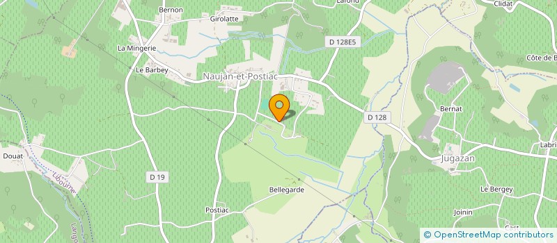 localisation de l'entreprise MONSIEUR ERIC LE ROY KERDERRIEN  NAUJAN-ET-POSTIAC