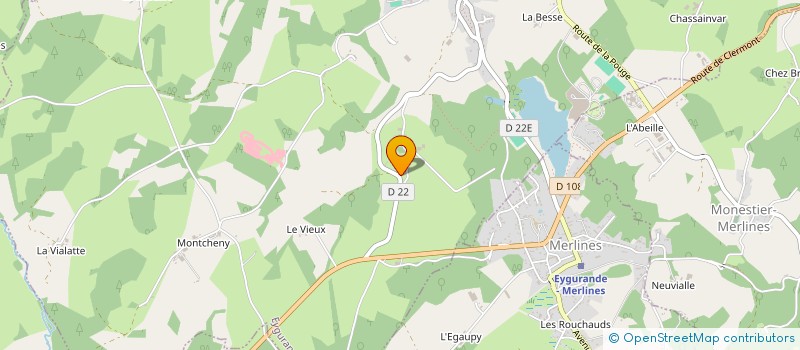 localisation de l'entreprise MONSIEUR ERIC LE ROYER  EYGURANDE