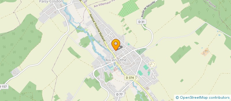 localisation de l'entreprise MONSIEUR ERIC LEBEL  AIX-VILLEMAUR-PALIS