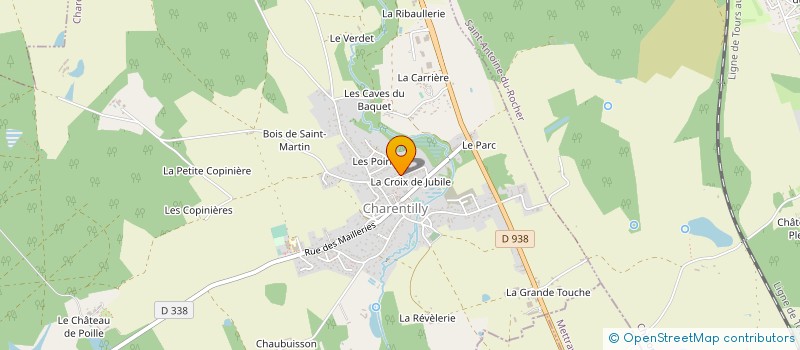 localisation de l'entreprise MONSIEUR ERIC LEBERT à CHARENTILLY