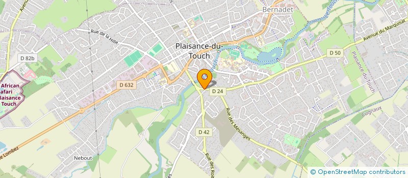 localisation de l'entreprise MONSIEUR ERIC LEBIHAN  PLAISANCE-DU-TOUCH