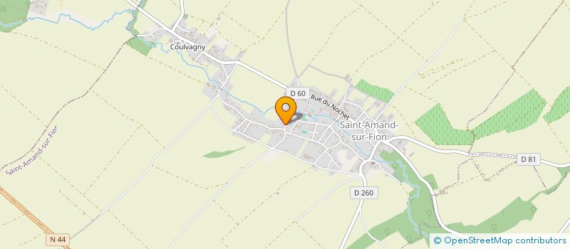 localisation de l'entreprise MONSIEUR ERIC LEBLANC à SAINT-AMAND-SUR-FION