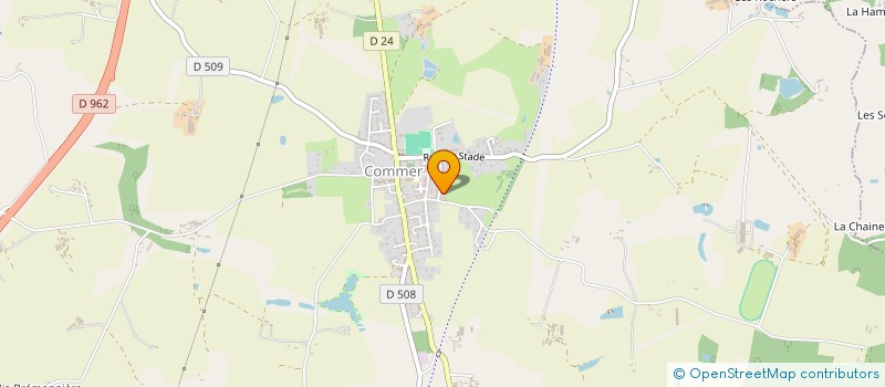 localisation de l'entreprise MONSIEUR ERIC LEBLANC  COMMER