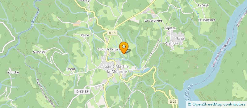 localisation de l'entreprise MONSIEUR ERIC LEBOUCHER à ARGENTAT-SUR-DORDOGNE