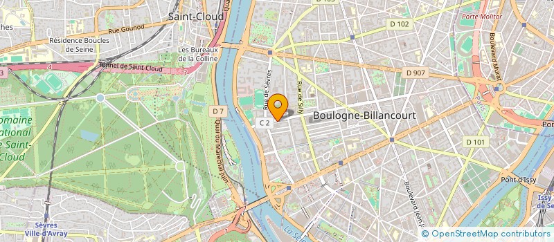 localisation de l'entreprise MONSIEUR ERIC LEBRASSEUR à BOULOGNE-BILLANCOURT