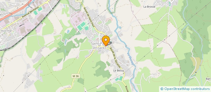 localisation de l'entreprise MONSIEUR ERIC LEBRAUD  SAINT-PAUL-EN-JAREZ