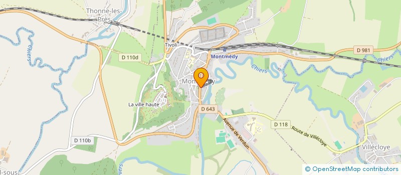 localisation de l'entreprise MONSIEUR ERIC LEBRAULT à MONTMEDY