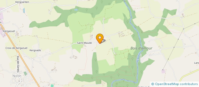 localisation de l'entreprise MONSIEUR ERIC LEBRUN à PONT-AVEN