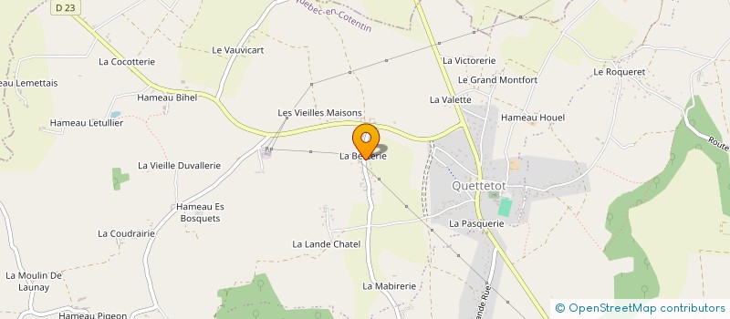 localisation de l'entreprise MONSIEUR ERIC LECACHEUR à BRICQUEBEC-EN-COTENTIN