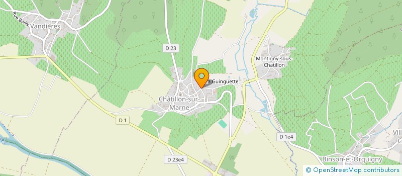 localisation de l'entreprise MONSIEUR ERIC LECERF  CHATILLON-SUR-MARNE