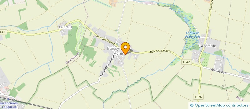 localisation de l'entreprise MONSIEUR ERIC LECHABLE  BOISSY-SANS-AVOIR