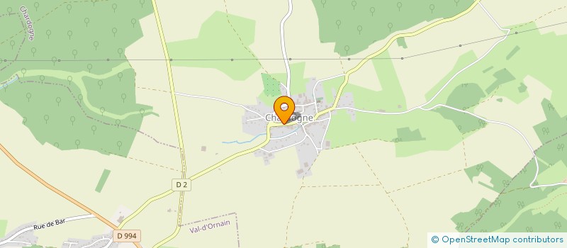 localisation de l'entreprise MONSIEUR ERIC LECHAUDEL  CHARDOGNE