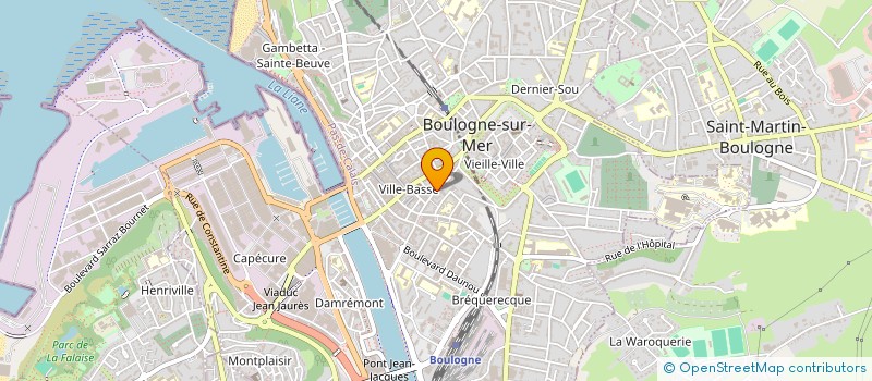 localisation de l'entreprise MONSIEUR ERIC LECLERCQ à BOULOGNE-SUR-MER
